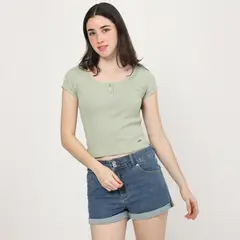 AMERICAN ABBEY - Polo Manga Corta Mujer