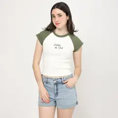 AMERICAN ABBEY - Polo Manga Corta Mujer