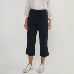 UNIVERSITY CLUB - Pantalón Capri Tiro Medio Mujer