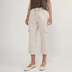 UNIVERSITY CLUB - Pantalón Capri Tiro Medio Mujer