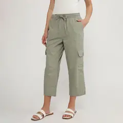 UNIVERSITY CLUB - Pantalón Capri Tiro Medio Mujer