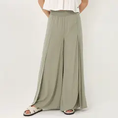 DOO AUSTRALIA - Pantalón Palazzo Tiro Medio Mujer