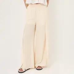 DOO AUSTRALIA - Pantalón Palazzo Tiro Medio Mujer