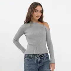 DENIMLAB - Chompa Asimétrica Mujer