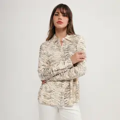 UNIVERSITY CLUB - Blusa Manga Larga Casual Mujer