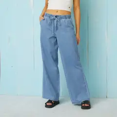 DOO AUSTRALIA - Pantalón Palazzo Tiro Medio Mujer