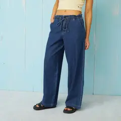 DOO AUSTRALIA - Pantalón Palazzo Tiro Medio Mujer