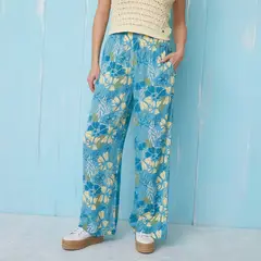 DOO AUSTRALIA - Pantalón Palazzo Tiro Medio Mujer