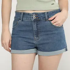 AMERICAN ABBEY - Short Tiro Medio Mujer