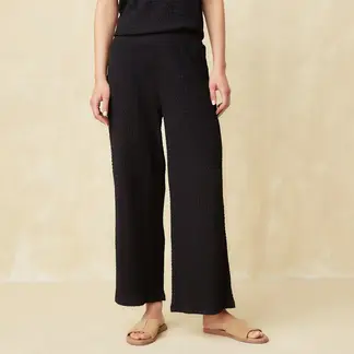 UNIVERSITY CLUB - Pantalón Wide Leg Tiro Alto Mujer