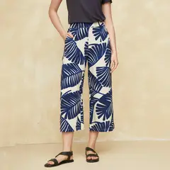 UNIVERSITY CLUB - Pantalón Culotte Tiro Medio Mujer