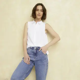 UNIVERSITY CLUB - Blusa Sin Mangas Mujer