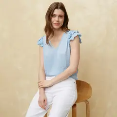 UNIVERSITY CLUB - Blusa Manga Corta Mujer Univeristy Club