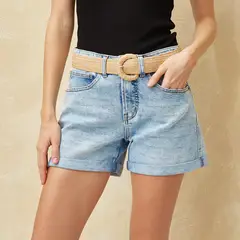 UNIVERSITY CLUB - Short Denim Mujer