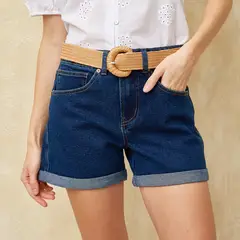 UNIVERSITY CLUB - Short Denim Mujer