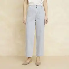 ELLE - Jean Regular Tiro Medio Mujer