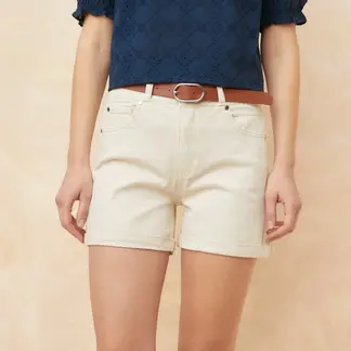ELLE - Short Denim Tiro Alto Mujer