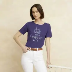 ELLE - Polo Casual Mujer