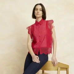 ELLE - Blusa Sin Mangas Mujer