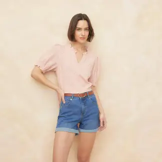 ELLE - Blusa Manga Corta Mujer