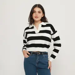 SYBILLA - Chompa Casual Mujer