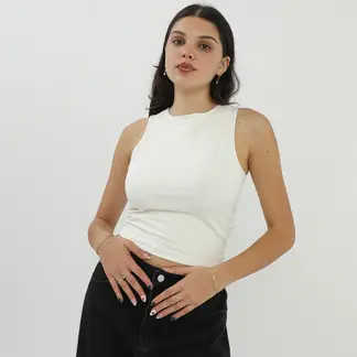 SYBILLA - Polo Sin Mangas Mujer