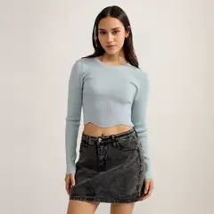 SYBILLA - Chompa Manga Larga Mujer