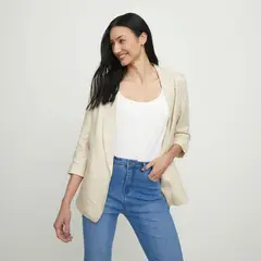 APOLOGY - Blazer Lino Mujer