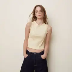 SYBILLA - Polo Sin Mangas Mujer