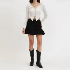 SYBILLA - Falda Mini Casual Mujer