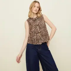 SYBILLA - Blusa Sin Mangas Mujer