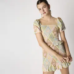 SYBILLA - Blusa Manga Corta Mujer