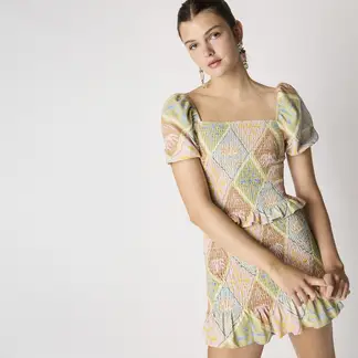 SYBILLA - Blusa Manga Corta Mujer