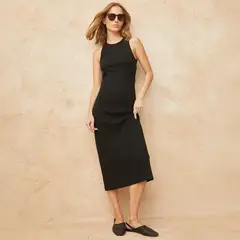 BASEMENT - Vestido Midi Mujer