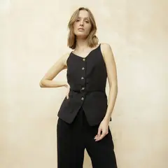 BASEMENT - Chaleco Casual Mujer