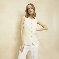 BASEMENT - Chaleco Casual Mujer