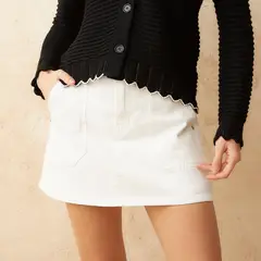 BASEMENT - Falda Short Mujer