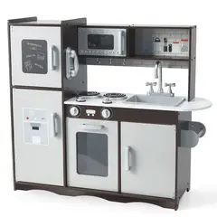 SCOOP - Juguete Cocina Niños Madera Refri, Horno y Microondas