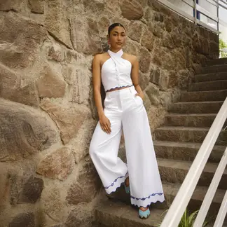 CAPITTANA - Pantalón Palazzo Tiro Alto Mujer FalabellaxCapittana