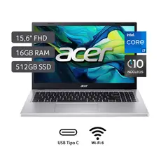 ACER - Laptop Intel Core I7-13620h 16gb 512gb 15.6 Fhd