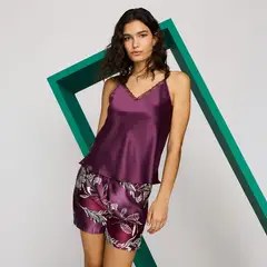 BLU - Pijama Satin Mujer Navidad