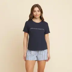 BENETTON - Pijama Algodón Mujer Navidad