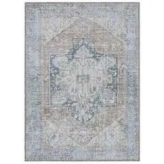 BASEMENT HOME - Alfombra Interior Celeste Diseño