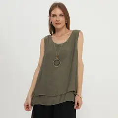 STEFANO COCCI - Blusa Manga Corta Mujer