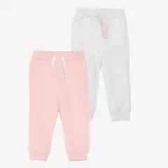 YAMP - Pantalón Buzo Bebé Niña Pack X2 Algodón
