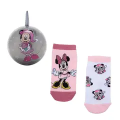 DISNEY - Pack X2 Medias Cortas Esfera Navidad
