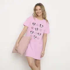 DISNEY - Pijama Camisero Mujer