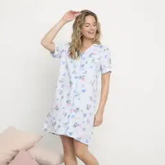 DISNEY - Pijama Camisero Mujer