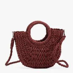 SYBILLA - Bolso Paja Mujer