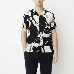 BASEMENT - Camisa Casual Regular Fit Hombre